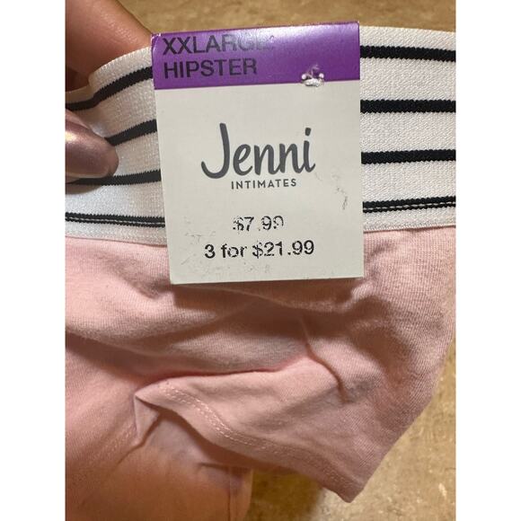 Jenni Elastic Waistband Hipster Underwear Peachskin Size XXLarge - Picture 6 of 7